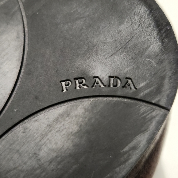 Prada Scrunch Ballet Flats SIZE EU 36.5 - Picture 9 of 12